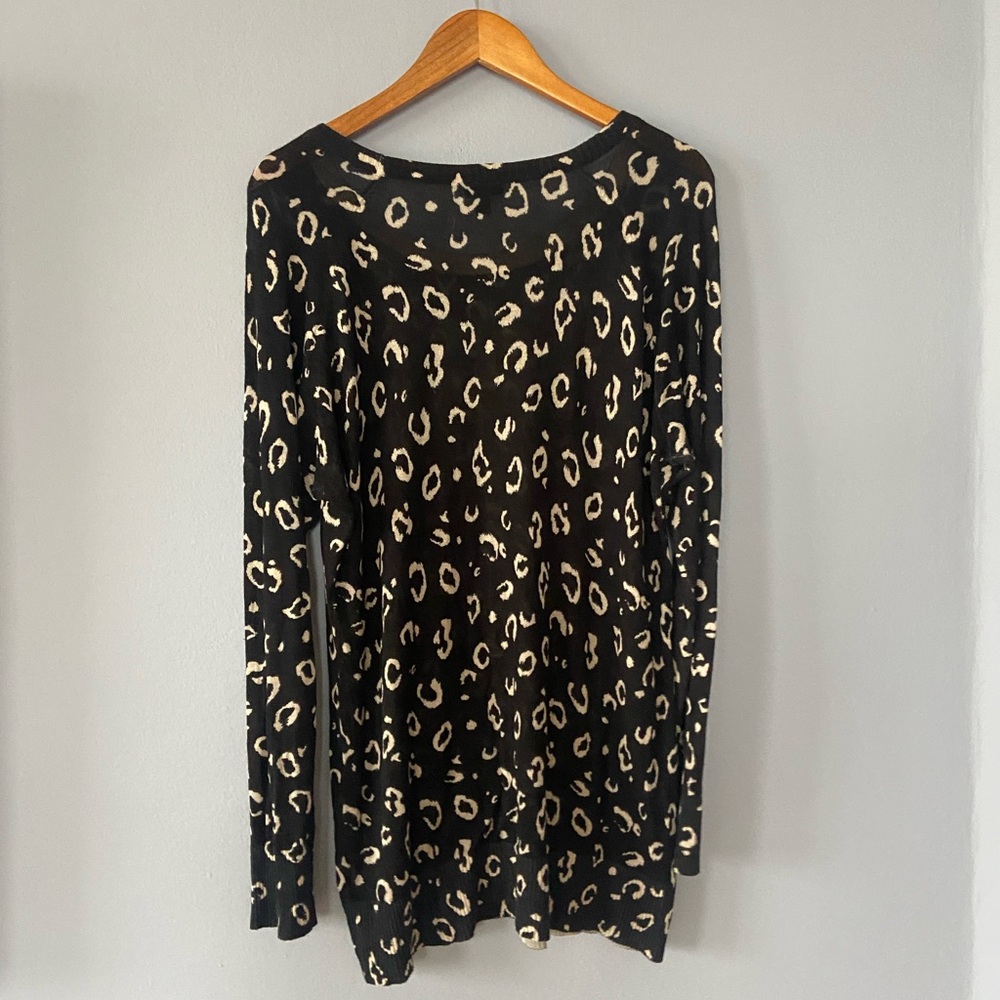 🛑SOLD TORRID Leopard Print Pullover Tunic Sweater - Picture 7 of 11